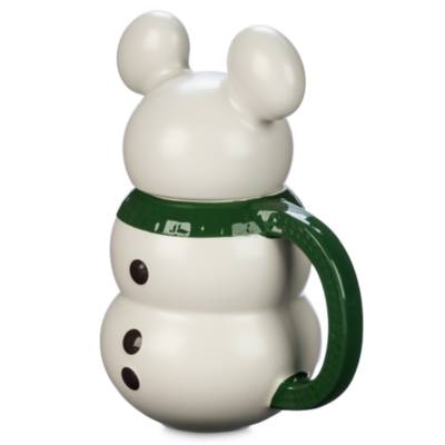 Mickey Mouse Snowman Mug with Lid