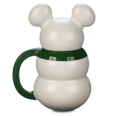 Mickey Mouse Snowman Mug with Lid