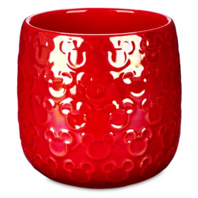 Tazza silhouette di Topolino rossa