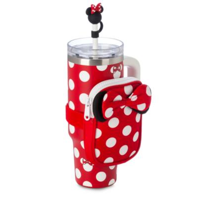 Vaso con bolsillo acero inoxidable, Minnie Mouse