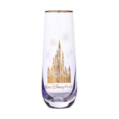 Cinderella Castle Stemless Wine Glass, Walt Disney World
