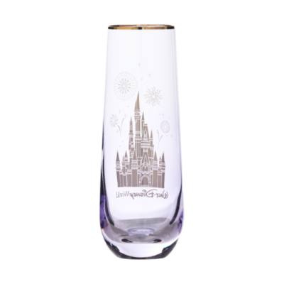 Cinderella Castle Stemless Wine Glass, Walt Disney World
