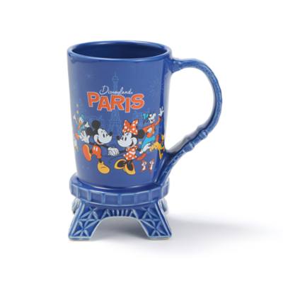 Disneyland Paris Mickey Mouse And Friends Eiffel Tower Mug 