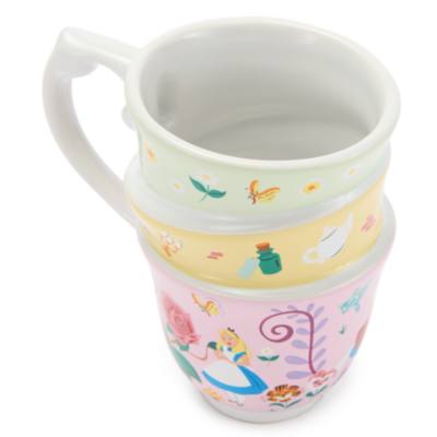 Taza apilada Alicia en el Pa&iacute;s de las Maravillas