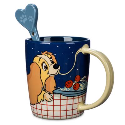 Lady and the Tramp 70th Anniversary Mug with Spoon Set