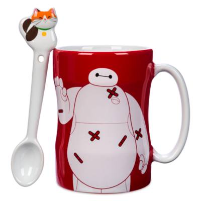 Baymax - Riesiges Robowabohu - Baymax und Mochi - Set aus Becher und Löffel