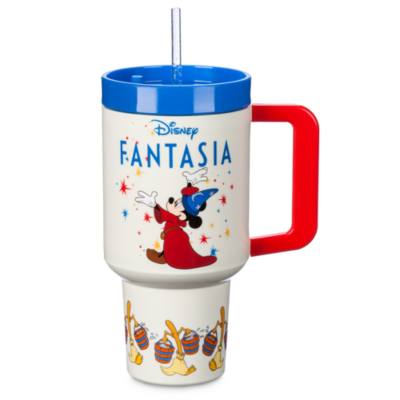 Gobelet Mickey l'apprenti sorcier avec paille, Fantasia | Disney Store