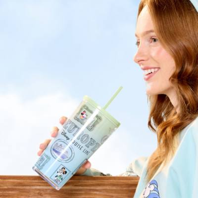 Disney Cruise Line Europe Mickey Mouse and Friends Tumbler with Straw