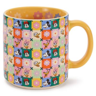 Mickey and Friends Floral Patchwork Mug