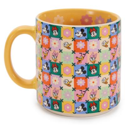 Mickey and Friends Floral Patchwork Mug