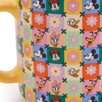Mickey and Friends Floral Patchwork Mug