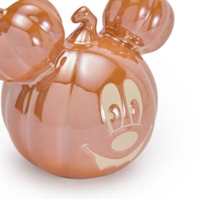 Bol caramelos cer&aacute;mica calabaza Halloween Mickey Mouse