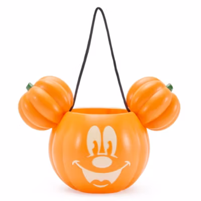 Cesta golosinas calabaza Mickey Mouse
