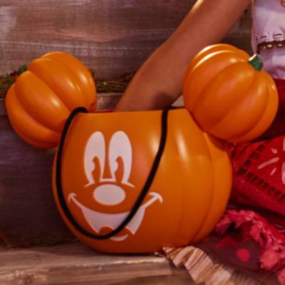 Cesta golosinas calabaza Mickey Mouse