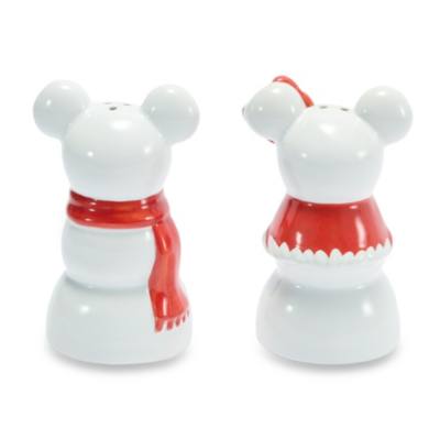 Salero y pimentero Mickey y Minnie Mouse, Winter Wishes