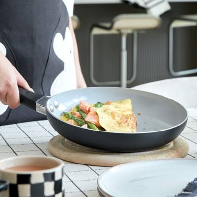 Prestige Disney Monochrome Mickey Mouse Ceramic Non-Stick Frying Pan 24cm