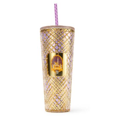 Starbucks Sleeping Beauty Castle Disneyland Resort 70th Anniversary Straw Tumbler