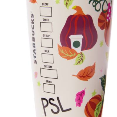 Starbucks Disneyland Resort Pumpkin Spice Tumbler