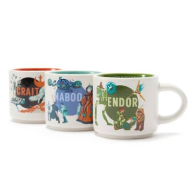 Star Wars Starbucks Collection Mini Mug Ornaments, Set of 3