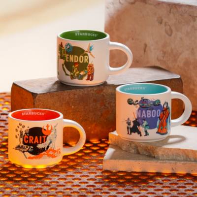 Star Wars Starbucks Collection Mini Mug Ornaments, Set of 3
