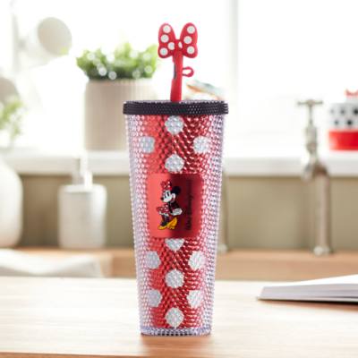 Walt Disney World Minnie Mouse Starbucks Tumbler with Straw