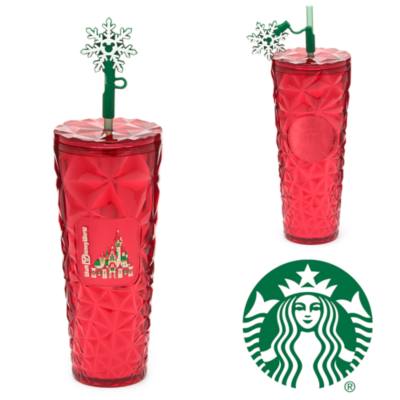 Walt Disney World Starbucks Festive Tumbler with Straw