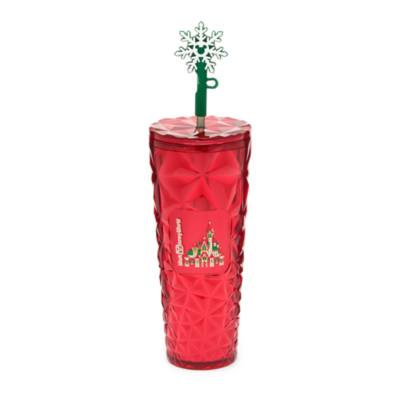 Walt Disney World Starbucks Festive Tumbler with Straw