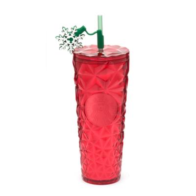Walt Disney World Starbucks Festive Tumbler with Straw