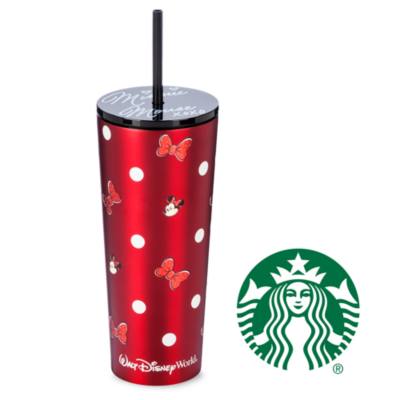 Gobelet Starbucks Minnie en acier inoxydable avec paille, Walt Disney World | Disney Store