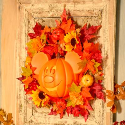 Mickey Mouse Light-Up Halloween Wreath