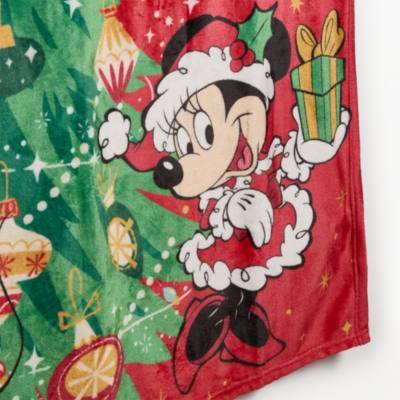 Mickey Mouse and Friends Festive Throw Blanket
