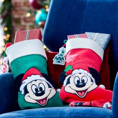 Minnie Mouse Mrs. Claus Festive Stocking