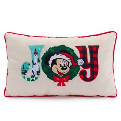 Mickey Mouse Festive 'Joy' Throw Cushion