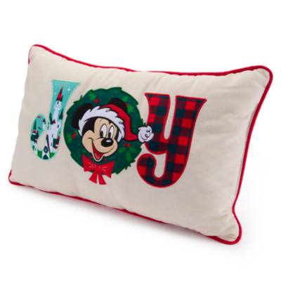 Mickey Mouse Festive 'Joy' Throw Cushion