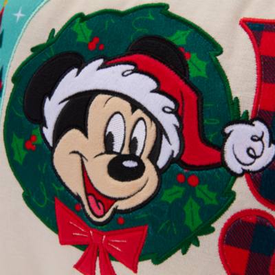 Mickey Mouse Festive 'Joy' Throw Cushion