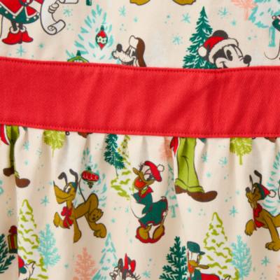 Mickey Mouse and Friends Festive Vintage Apron for Adults
