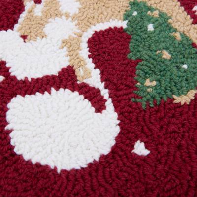 Weihnachtsstrumpf mit Fantasyland Schloss Motiv