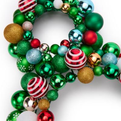 Mickey Mouse Icon Ornament Festive Wreath