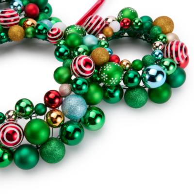 Mickey Mouse Icon Ornament Festive Wreath