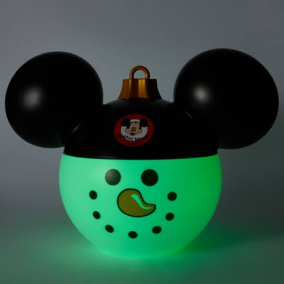 Mickey Mouse Club Snowman Medium Festive Light-Up Ornament - 30.5cm