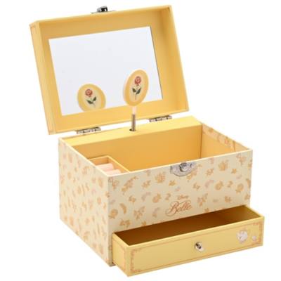 Belle Pastel Princess Musical Jewellery Box, Beauty and the Beast