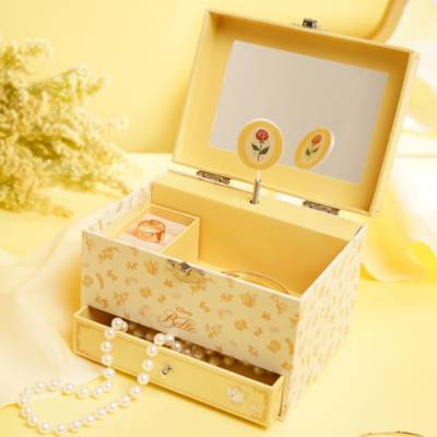 Belle Pastel Princess Musical Jewellery Box, Beauty and the Beast