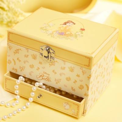 Belle Pastel Princess Musical Jewellery Box, Beauty and the Beast