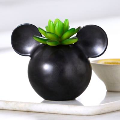 Piantina artificiale in vaso silhouette di Topolino, Home Haven