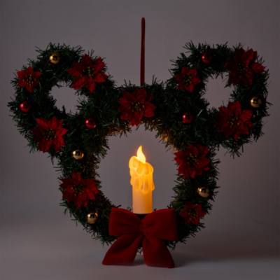 Mickey Mouse Light-Up Christmas Wreath