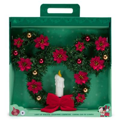 Mickey Mouse Light-Up Christmas Wreath