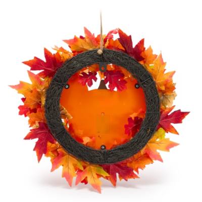 Light-Up Mickey Mouse Halloween Wreath