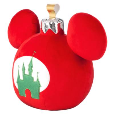 Micky Maus Symbol - Weihnachtliches Kissen