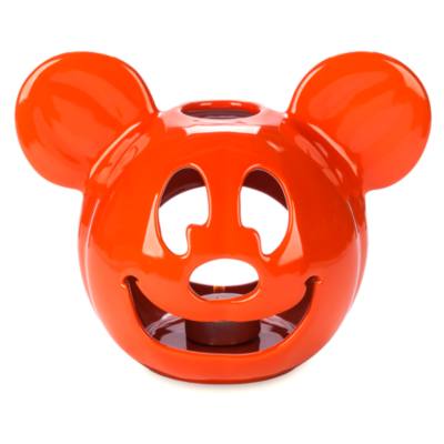 Mickey Mouse Halloween Jack-O'-Lantern Votive Candle Holder