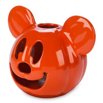 Mickey Mouse Halloween Jack-O'-Lantern Votive Candle Holder